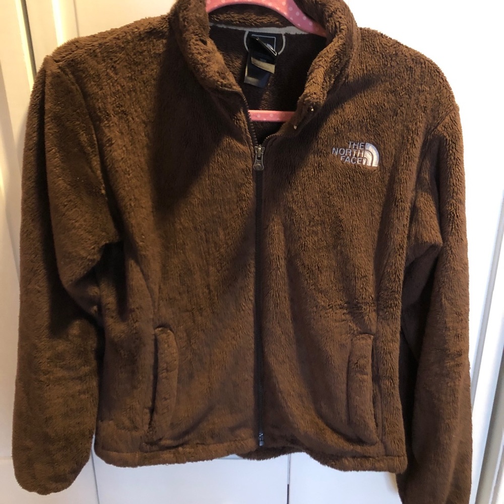 The north face fuzzy jacket